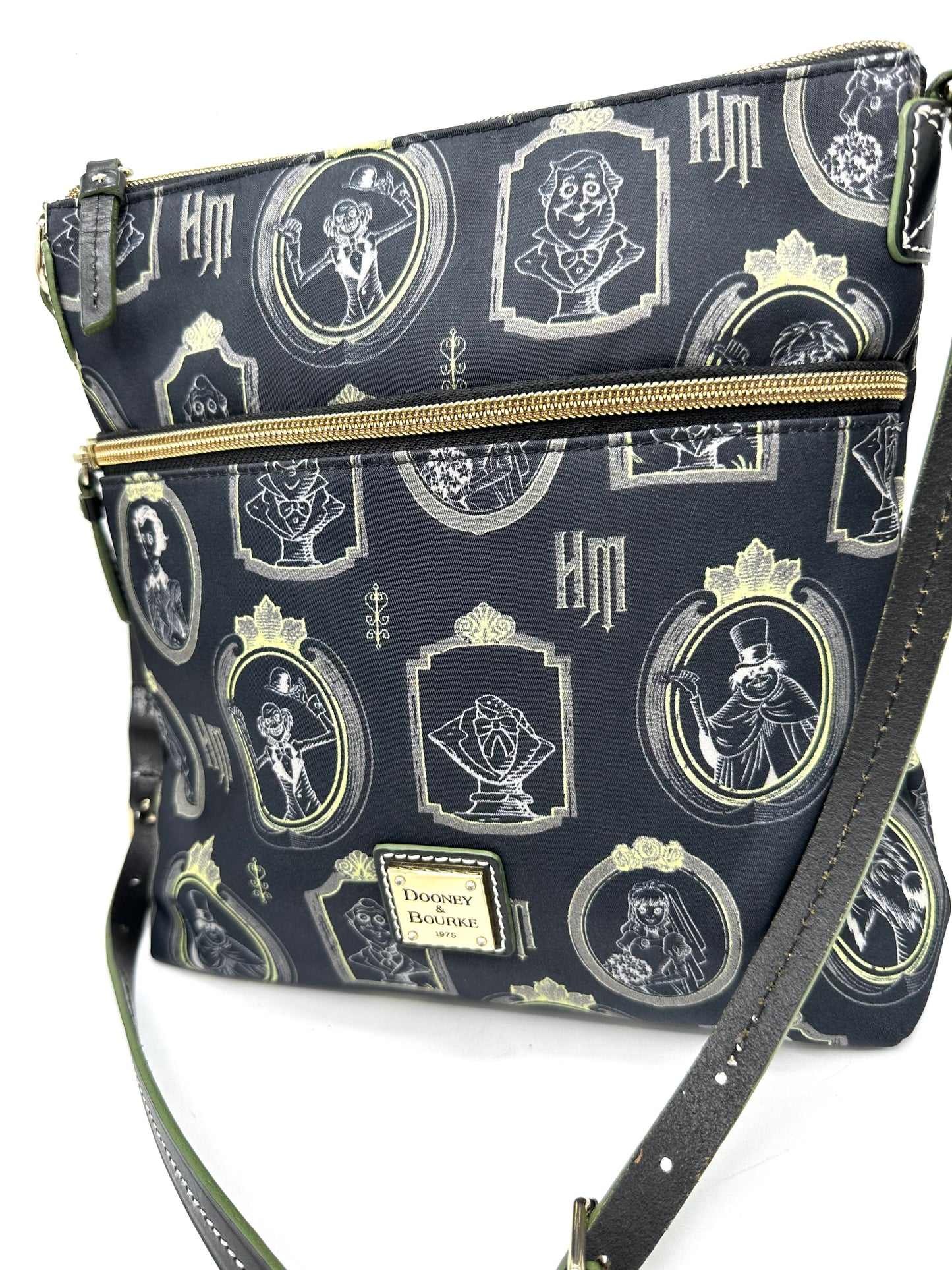 Dooney & Bourke Disney Haunted Mansion Portraits Nylon Crossbody