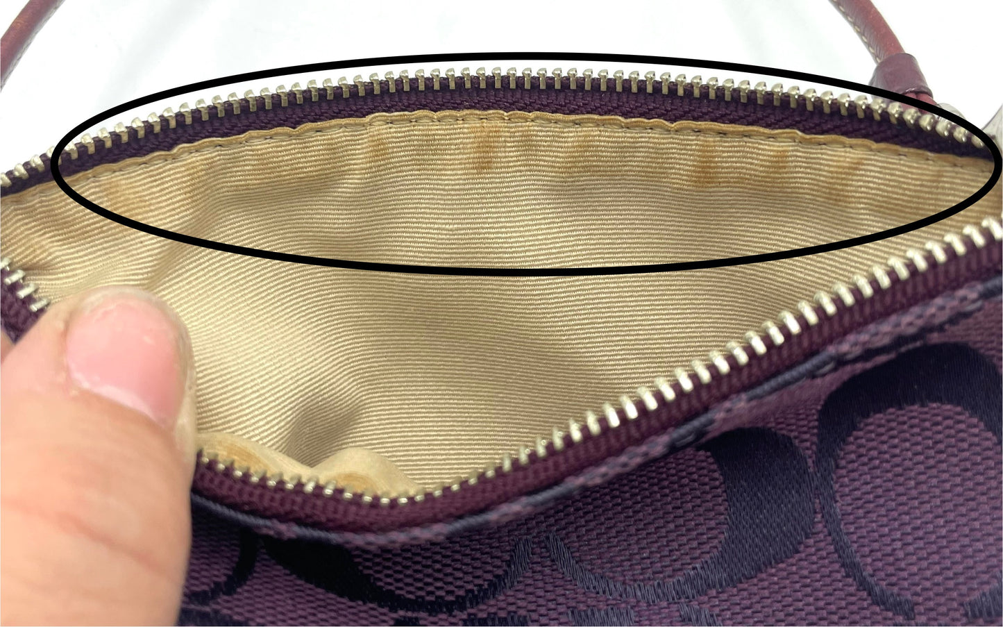Coach Vintage Signature C Capacity Wristlet