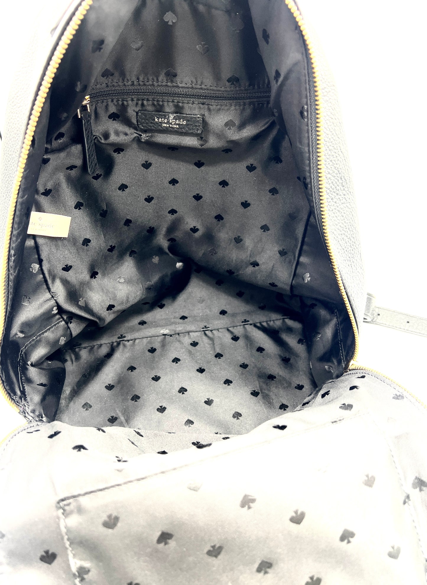 Kate Spade Jackson Large Backpack – Black Leather