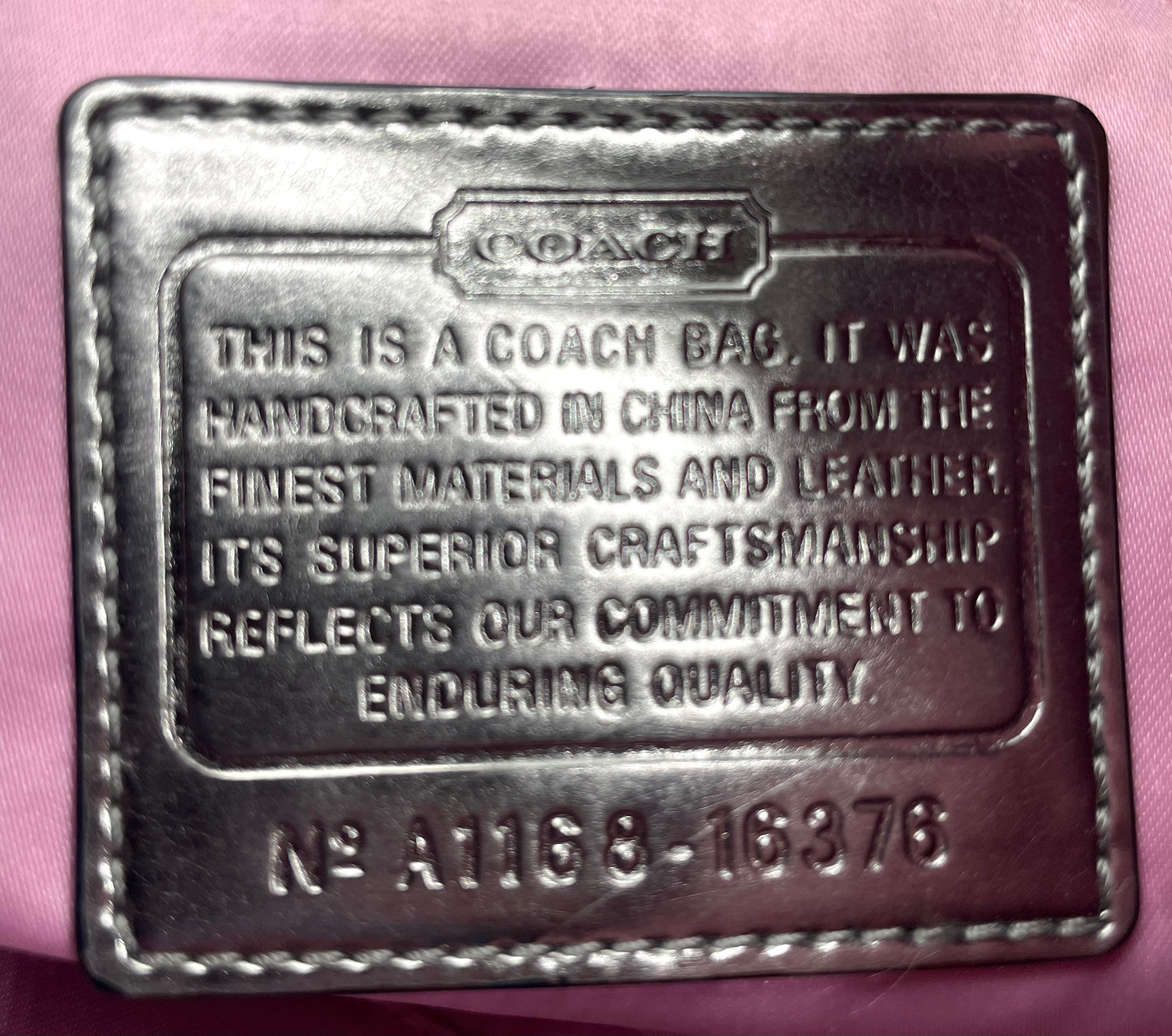Coach Signature Poppy Shoulder Bag