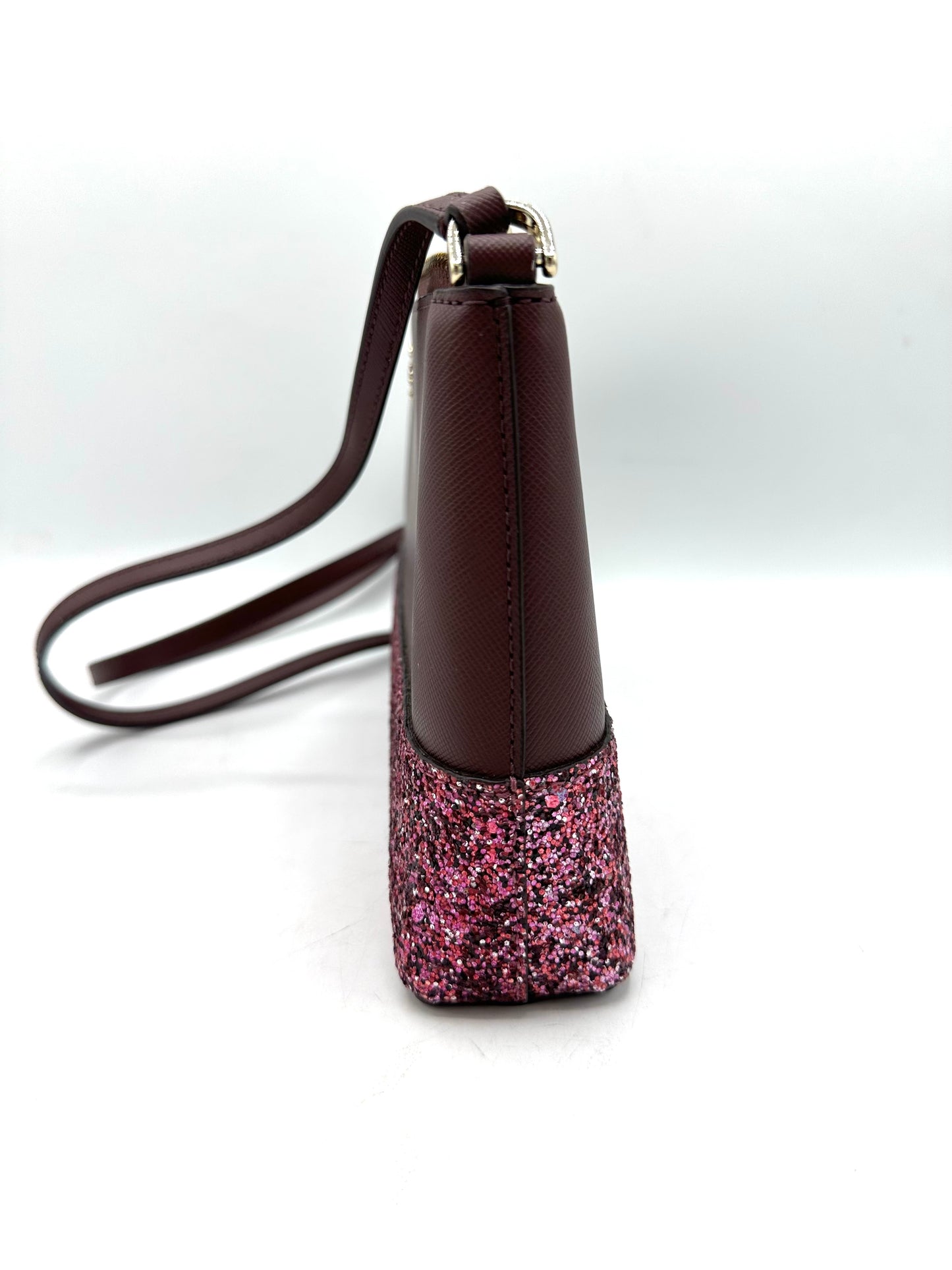 Kate Spade Greta Court Glitter Ramey Small Crossbody – Cherrywood