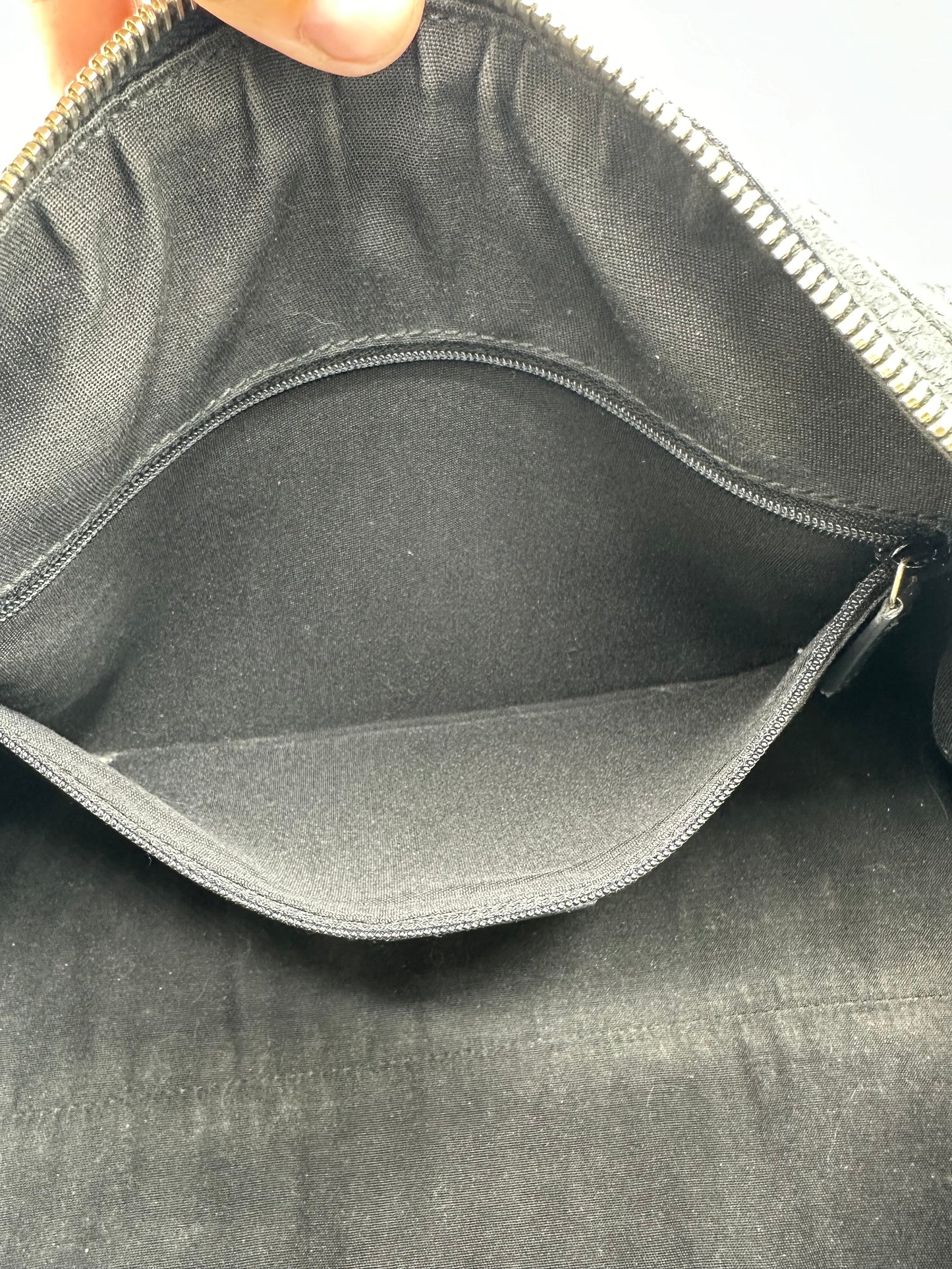 Gucci Medium Duchessa Boston Bag – Dark Blue Grey Leather with Leather Bow