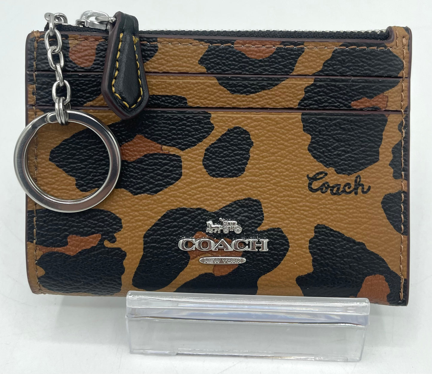 Coach Mini Skinny ID Case - Leopard