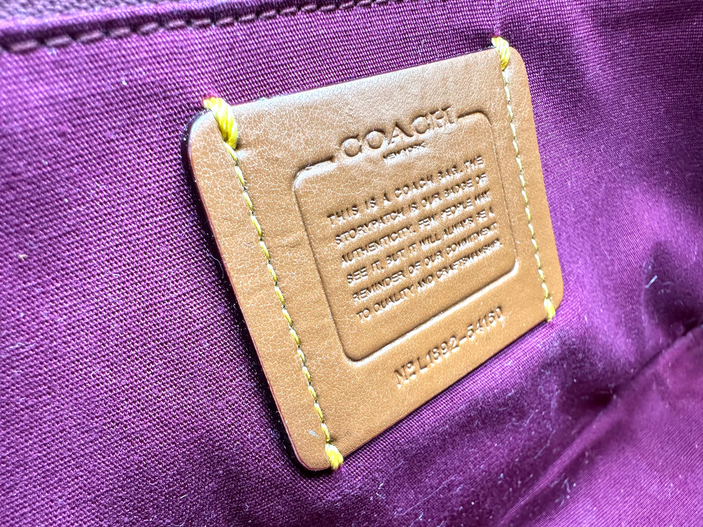 Coach Dreamer Handbag – Tan Chalk Signature Coated Canvas & Refined Calf Leather