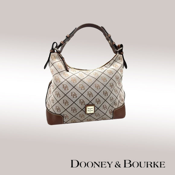 Dooney & Bourke Large Erica Shoulder Bag – Signature Canvas Monogram