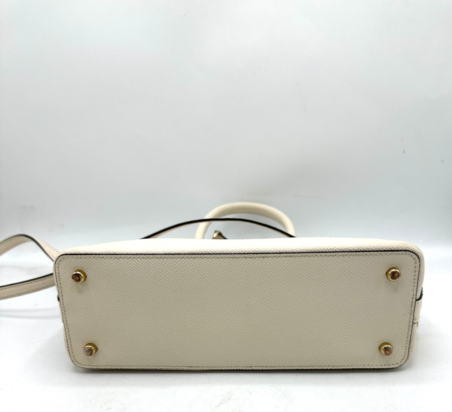 Coach Mini Sierra Satchel – Crossgrain Leather (Blossom / Chalk)