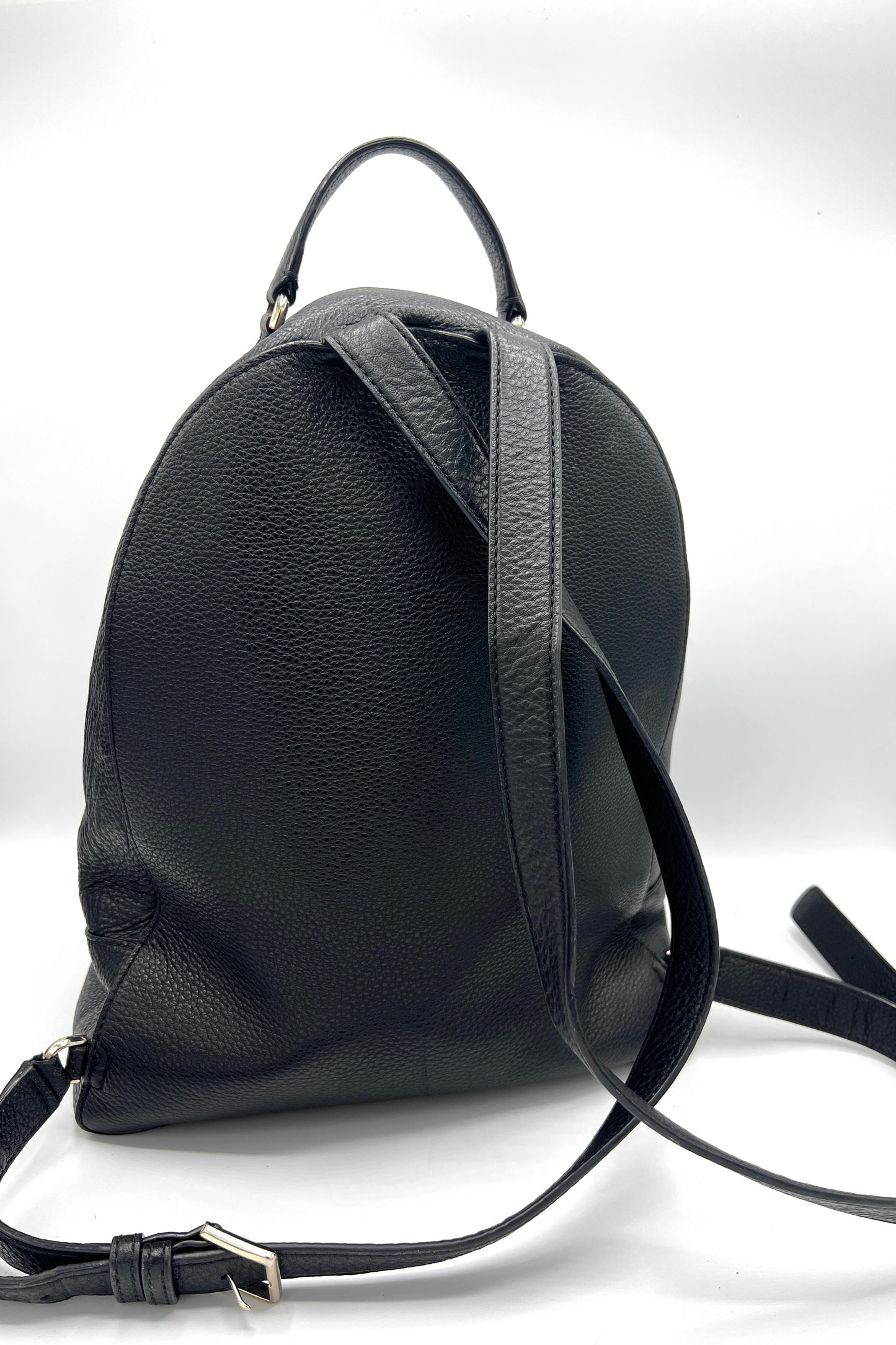 Kate Spade Jackson Large Backpack – Black Leather