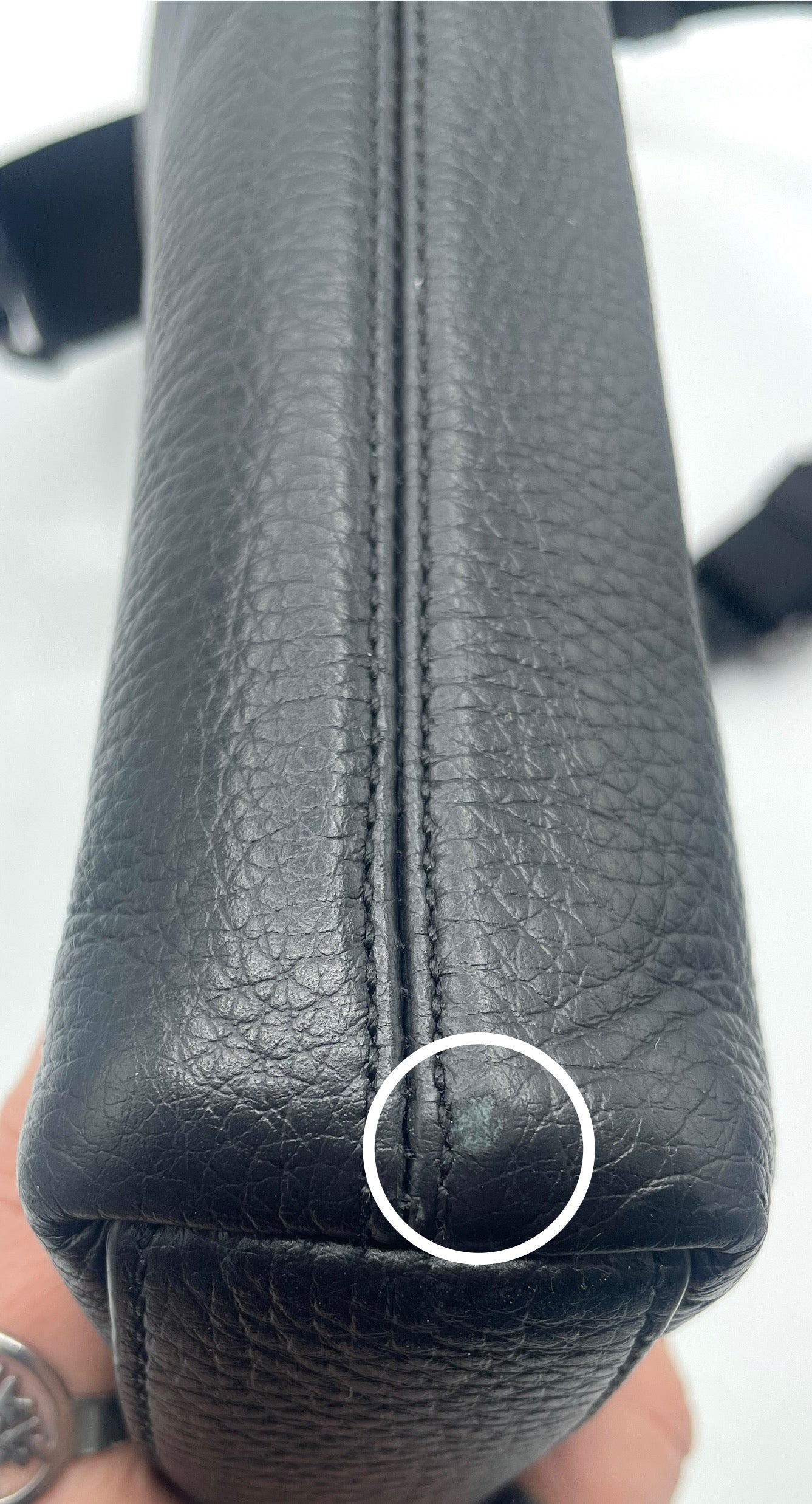 Coach Houston Flight Bag – Black Pebbled Leather (Style 4011)