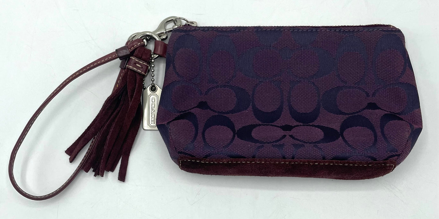 Coach Vintage Signature C Capacity Wristlet