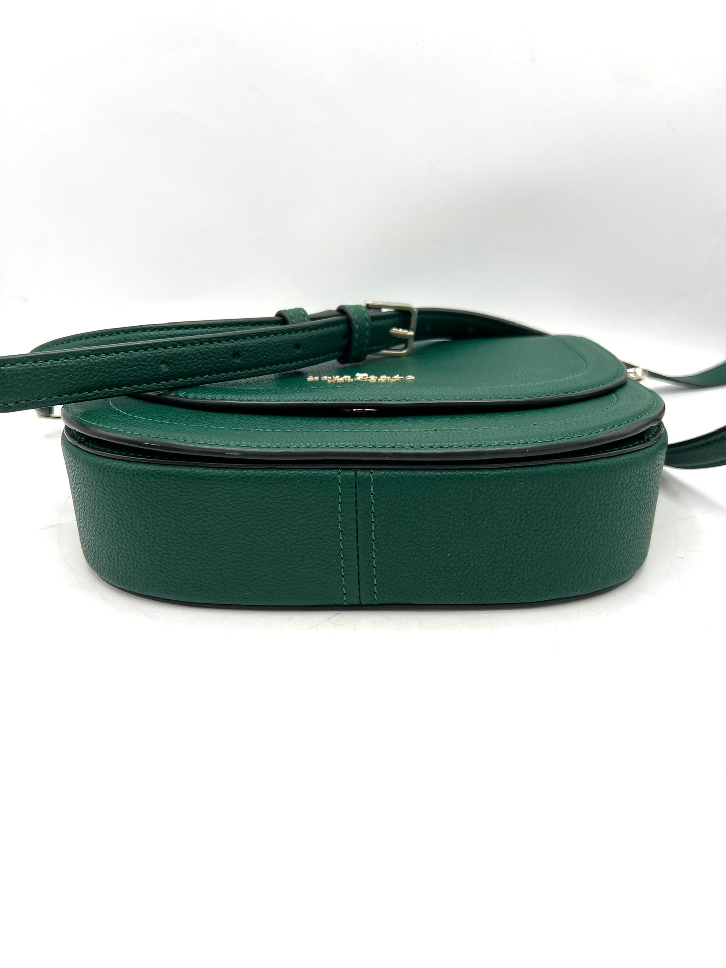 Kate Spade Blake Saddle Crossbody – Deep Jade Green