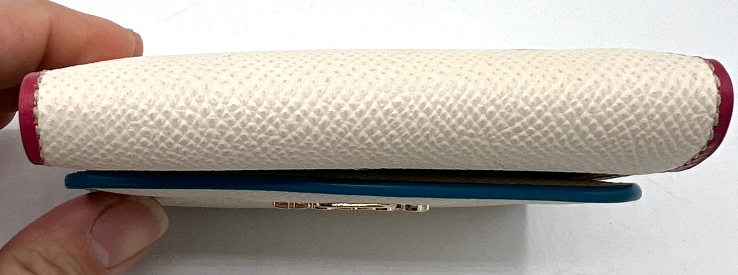 Coach Trifold Rainbow Colorblock Wallet