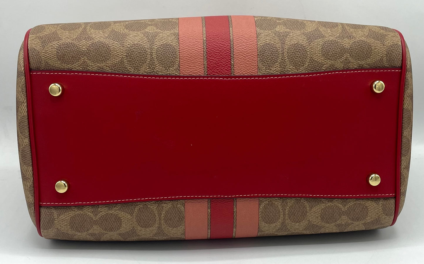 Coach Rowan Large Satchel - Signature Stripe