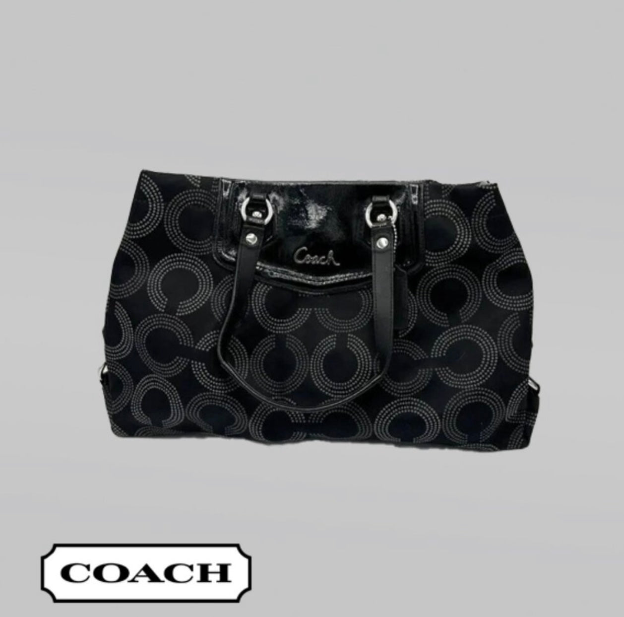 Coach Ashley Op Art Satchel