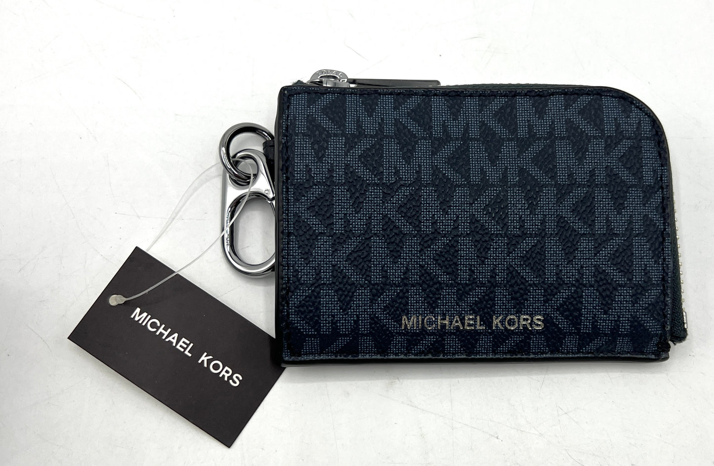 Michael Kors Zip Wallet and Carabiner Gift Set NWT