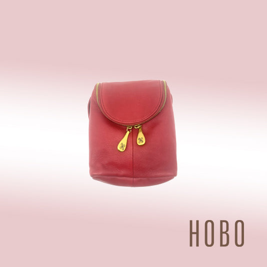 HOBO Fern Crossbody – Red Leather with Brass Hardware