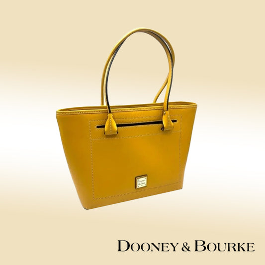 Dooney & Bourke Beacon Slip Tote – Dandelion Mustard Leather
