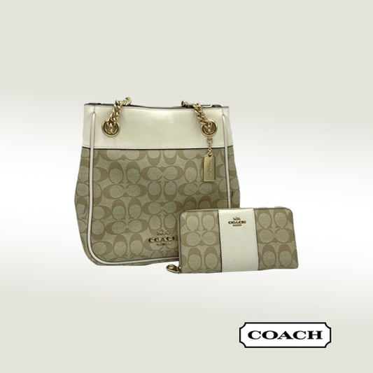 Coach Cammie Chain Bucket Bag 2 Piece Set