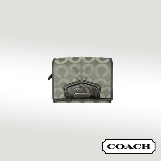 Coach Signature Carriage Bifold Wallet