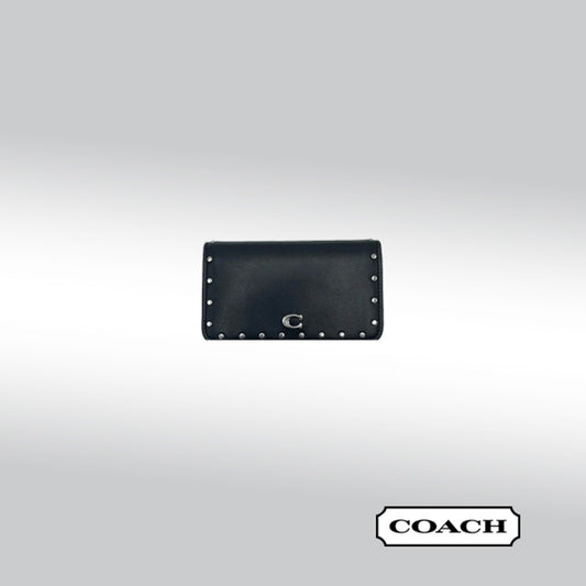 Coach Essential Slim Card Case with Rivets