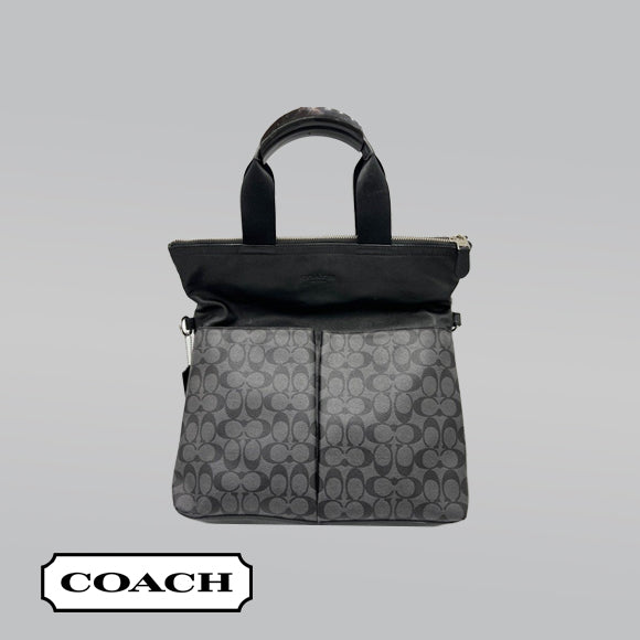 Coach Signature Foldover Tote