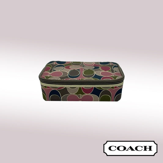 Coach Signature Silk Jewelry Box