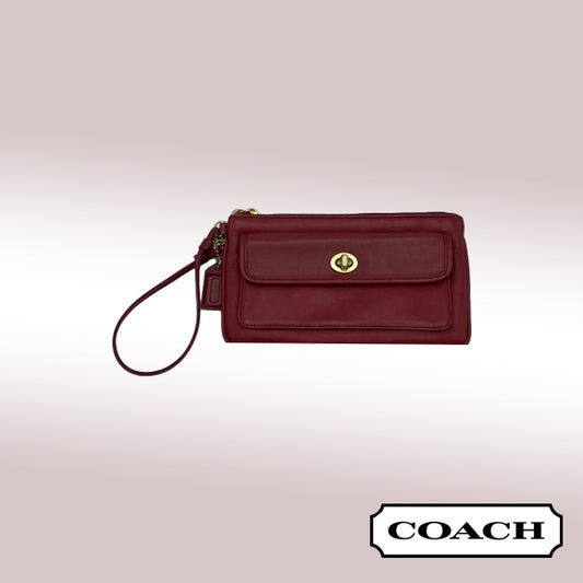 Vintage Coach Legacy Turnlock Wristlet