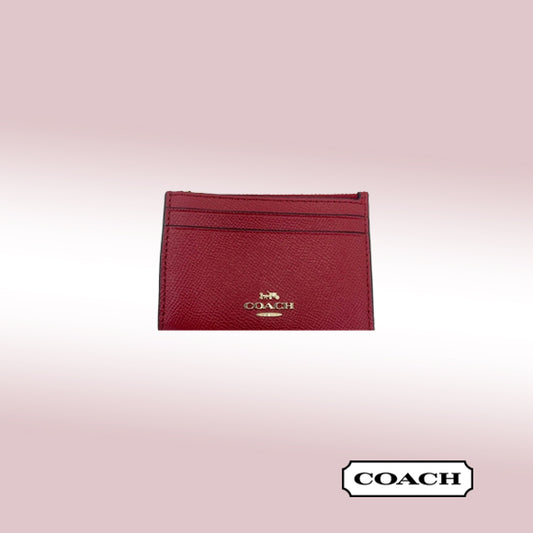 Coach Mini Skinny ID Case - Red