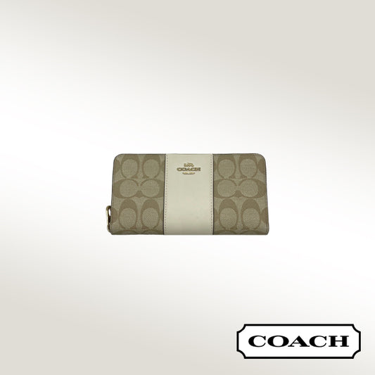 Coach Long Zip Around Wallet