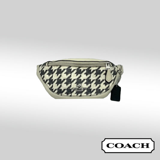 Coach Warren Mini Belt Bag in Houndstooth