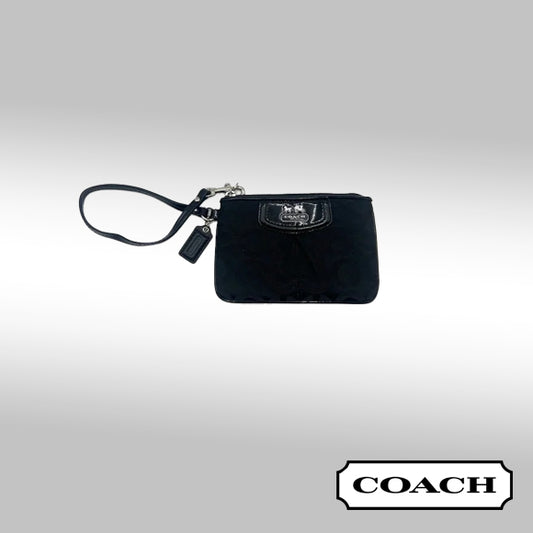 Coach Madison Signature “C” Wristlet – Jacquard Fabric