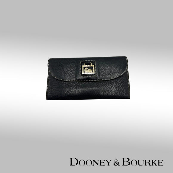 Dooney & Bourke Dillen Wallet – Black Leather *Clearance Rack*