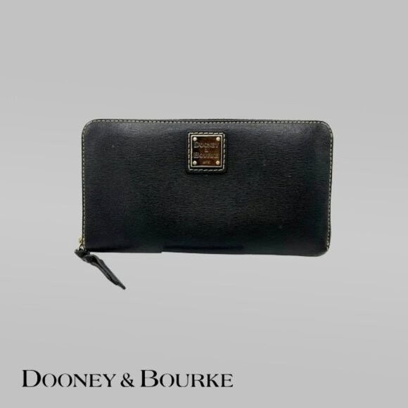 Dooney & Bourke Saffiano Large Zip Around Wallet