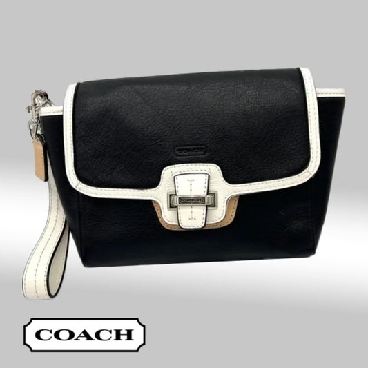 Coach Taylor Spectator Leather Flip Clutch