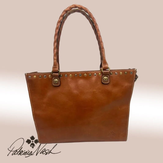 Patricia Nash Zancona Smooth Leather Tote