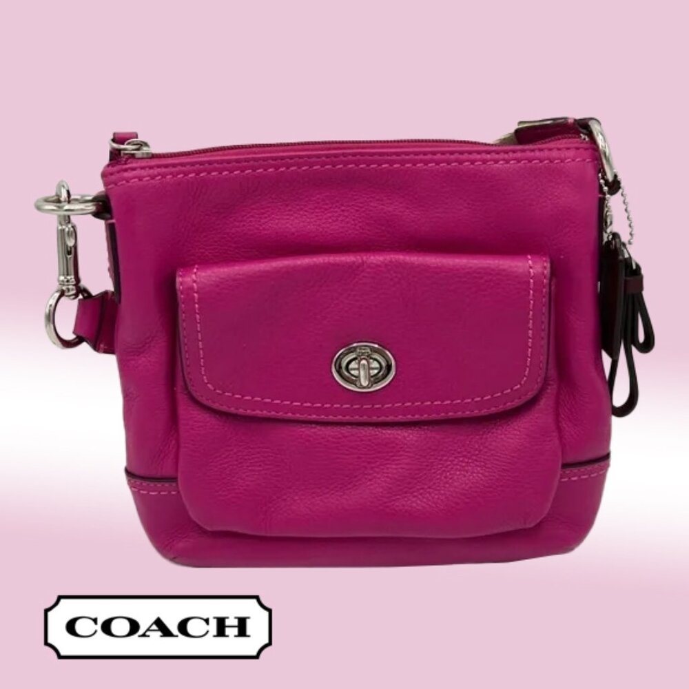 Coach Leather Swingback Crossbody