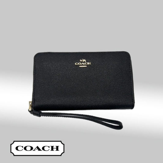 Coach Crossgrain Leather Phone Wallet