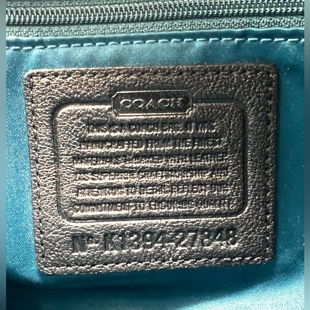 Coach Madison Madeline Needlepoint Op Art Satchel