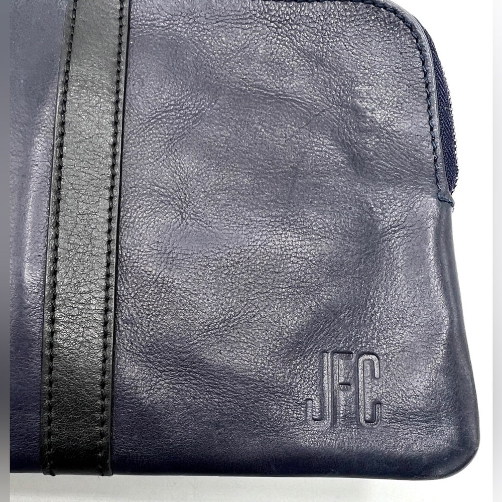 Madewell Monogram Leather Clutch