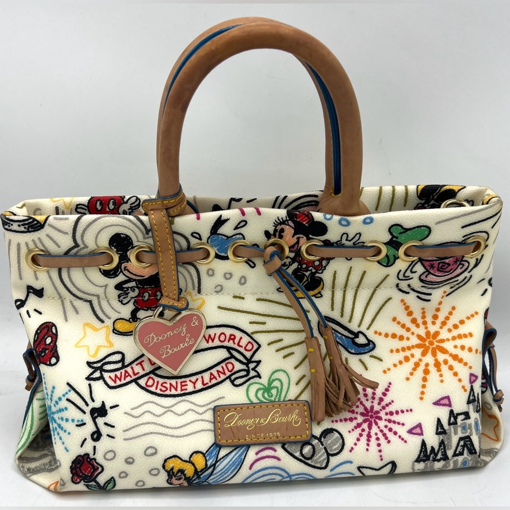 Dooney & Bourke Disney Sketch Tassel Tote