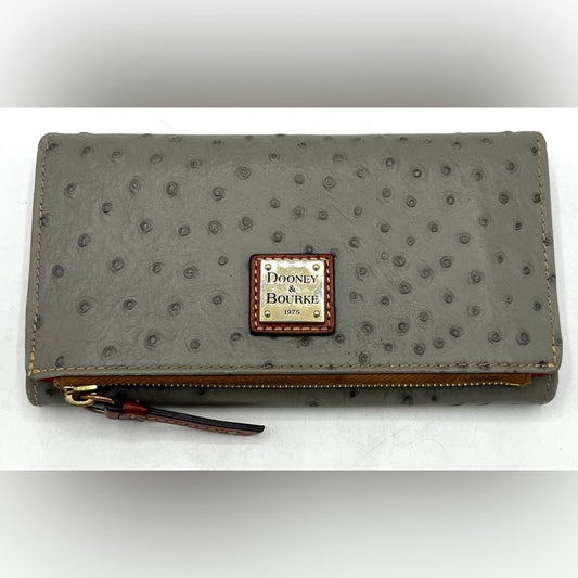 Dooney&Bourke Ostrich Foldover Wallet