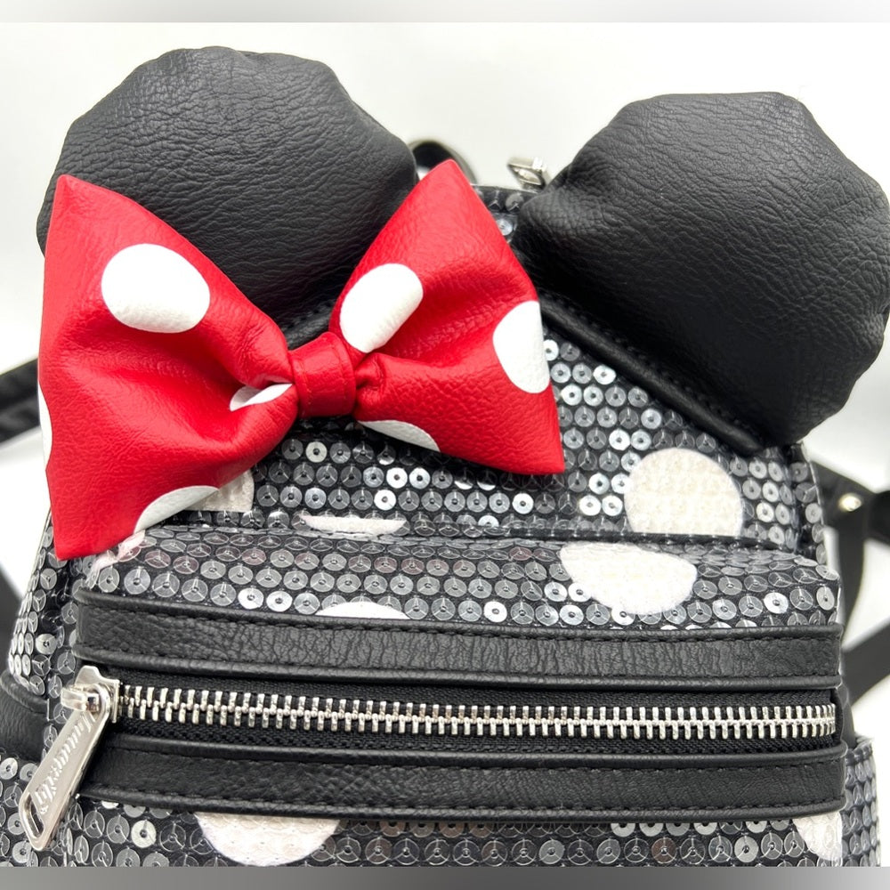 Loungefly Disney Park Sequin Minnie Backpack