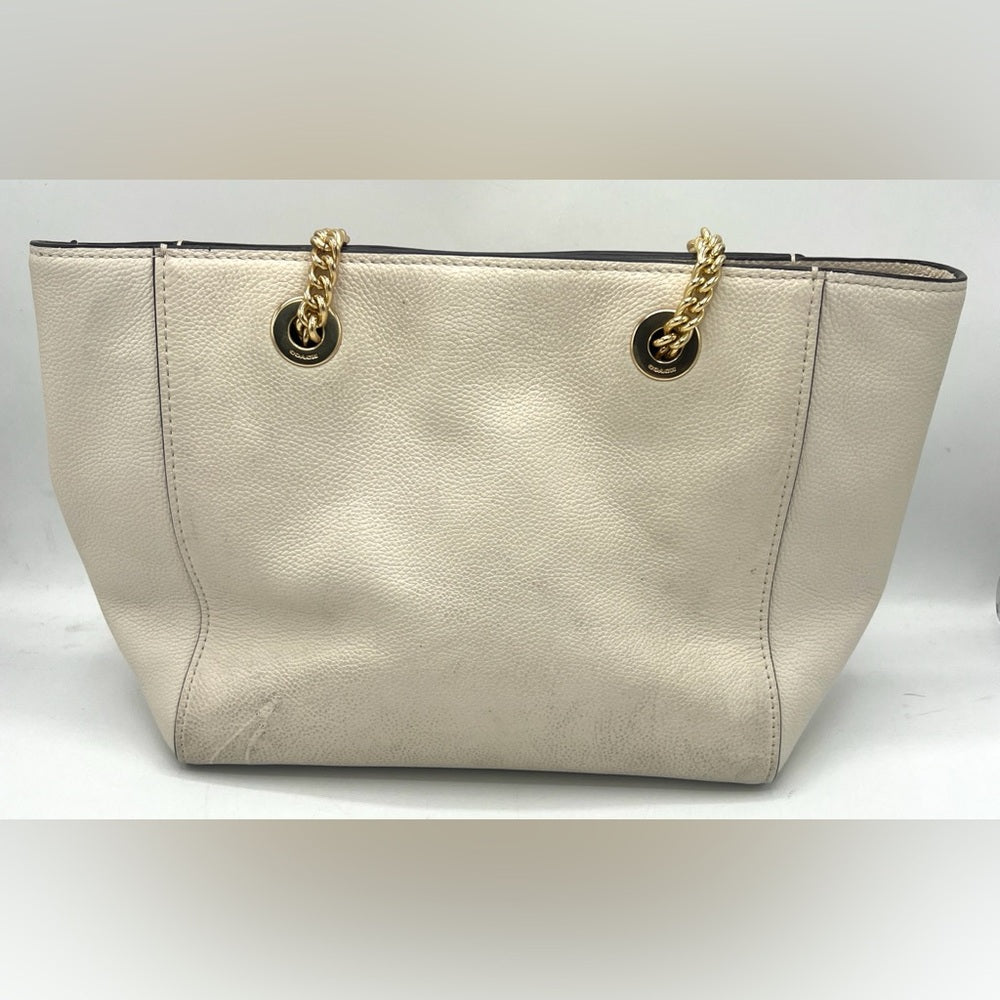 CLEARANCE RACK - Coach Turnlock Chain Tote