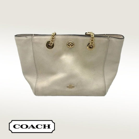 CLEARANCE RACK - Coach Turnlock Chain Tote