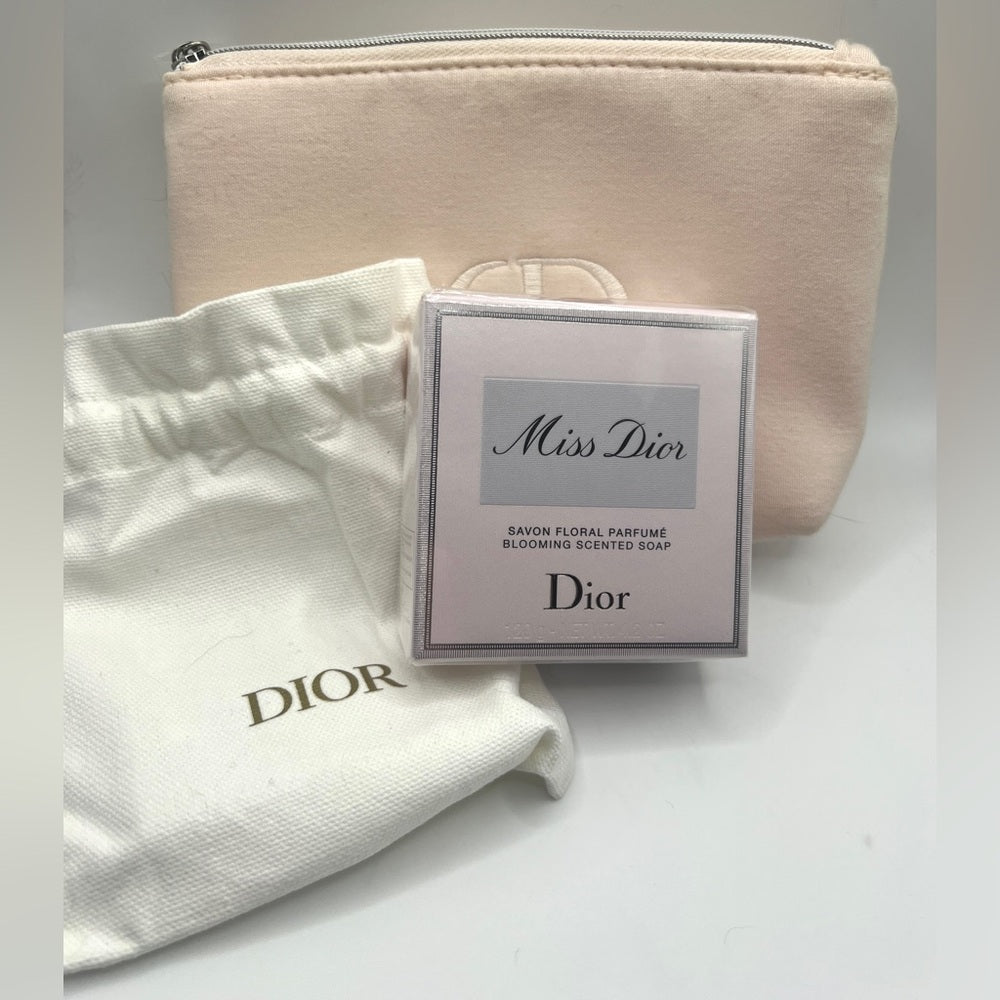 Dior Beauty Pouch with Miss Dior Soap