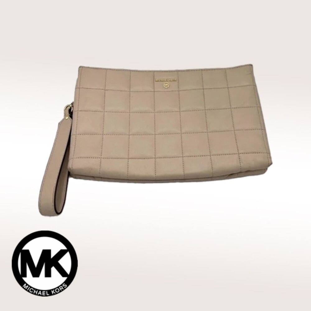 Michael Kors Extra Large Double Gusset Wristlet