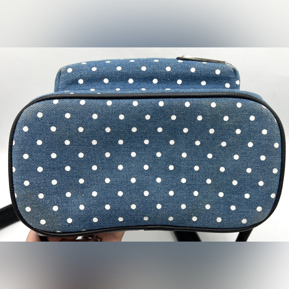 Loungefly Minnie Mouse Denim Dots Backpack