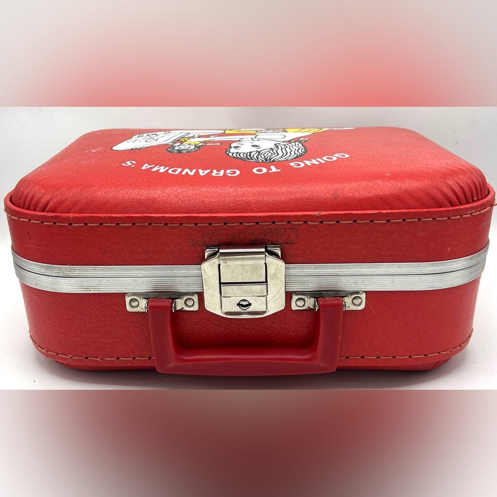 Amazing Vintage Trojan Luggage Co. Mini Suitcase