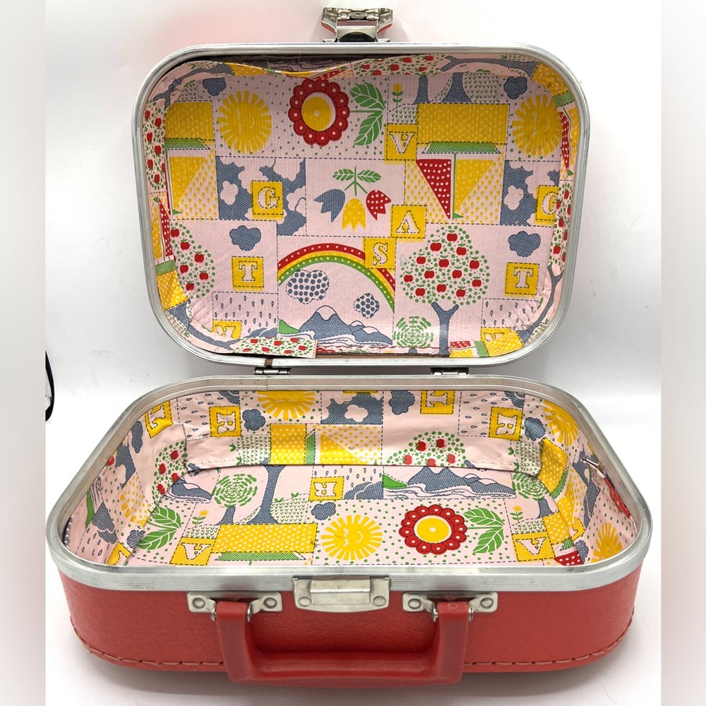 Amazing Vintage Trojan Luggage Co. Mini Suitcase