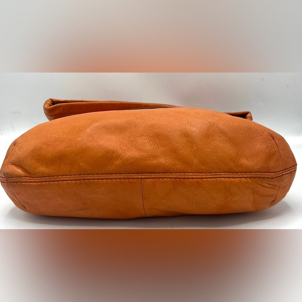 Fossil Explorer Flap Fold Over Hobo Bag