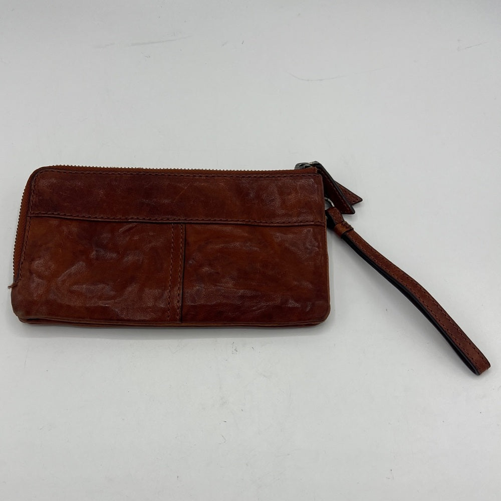 Frye Veronica Double Zipper Pouch Wristlet